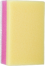 Prostokątna gąbka, biało-różowo-żółta - Ewimark — Zdjęcie N1