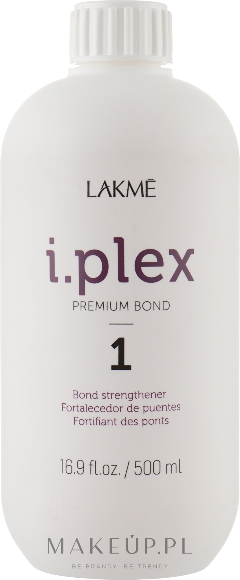 Restrukturyzująca maska przeciwstarzeniowa do włosów zniszczonych - Lakmé I.Plex Premium Bond 1 — Zdjęcie 500 ml