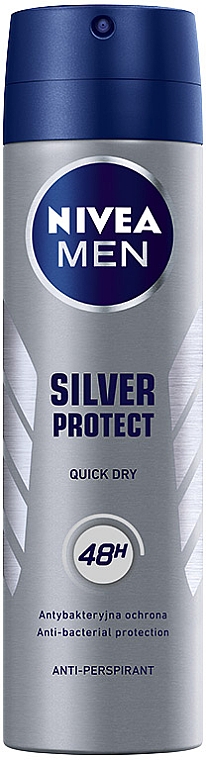 Antyperspirant w sprayu dla mężczyzn - NIVEA MEN Deodorant Silver Protect Dynamic Power