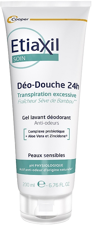 Probiotyczny żel pod prysznic - Etiaxil Care Deo-Shampoo Gentle Shampoo Deodorant Tube — Zdjęcie N1