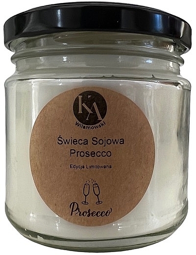 Zapachowa świeca sojowa - KaWilamowski Prosecco — Zdjęcie N1