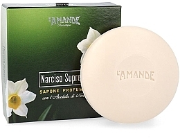 PRZECENA! L'Amande Narciso Supremo - Perfumowane mydło w kostce * — Zdjęcie N1