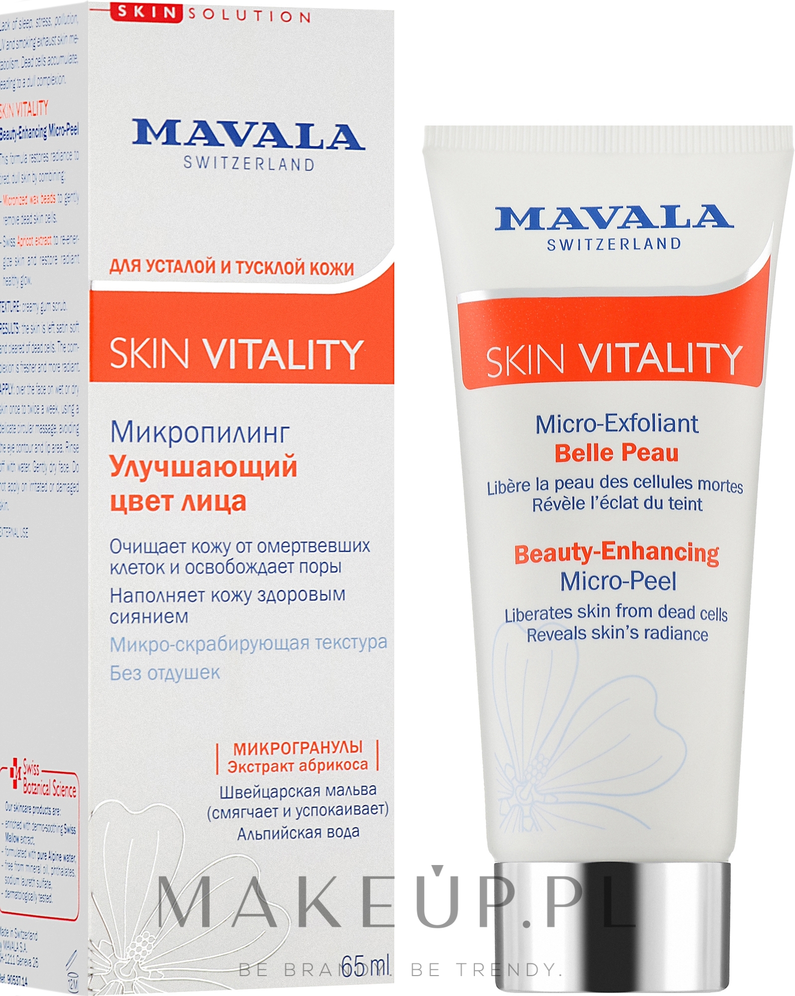 Mikropeeling poprawiający wygląd skóry - Mavala Skin Vitality Beauty-Enchancing Micro-Peel — Zdjęcie 65 ml