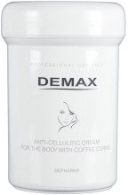 Antycellulitowy krem do ciała z ziarnami kawy - Demax Anti-Cellulitic Cream Coffee Corns — Zdjęcie N1