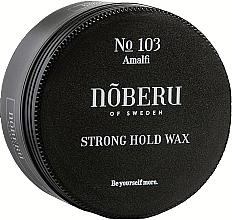 Kup Mocno utrwalający wosk do stylizacji włosów - Noberu of Sweden №103 Amalfi Strong Hold Wax