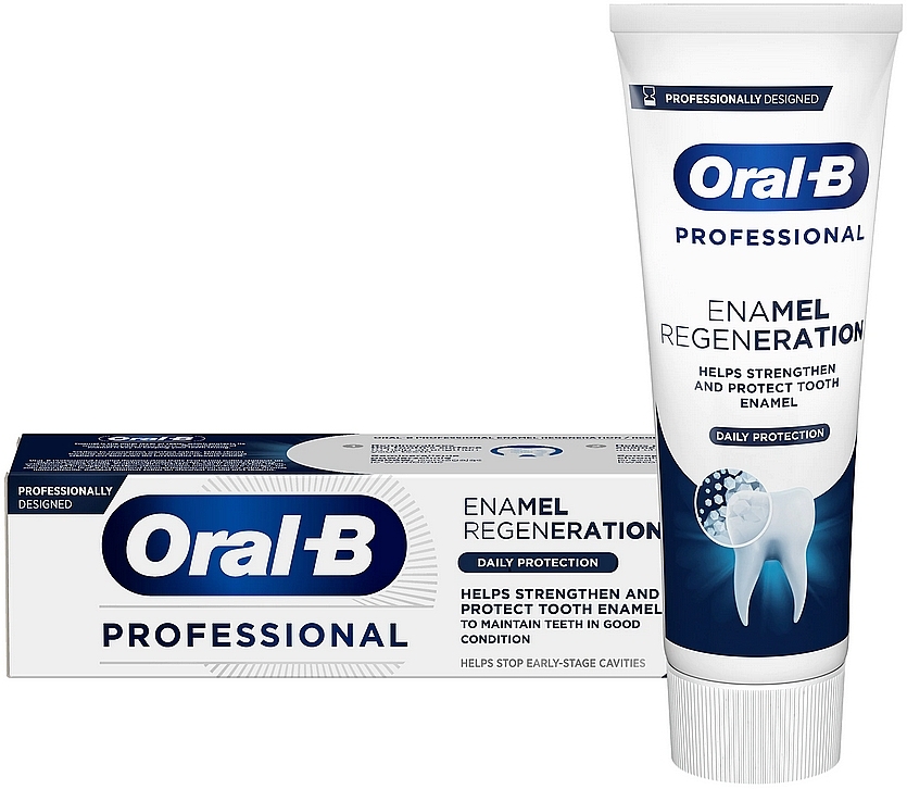 Pasta do zębów poprawiająca gęstość szkliwa - Oral-B Enamel Regeneration Daily Protection — Zdjęcie N1