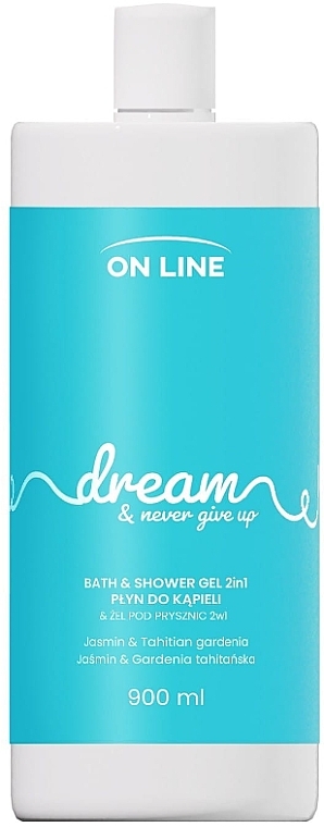 Żel do kąpieli i pianka 2w1 Dream - On Line Bath & Shower Gel — Zdjęcie N1