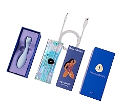 Wibrator dopochwowy i wibrator punktu G, niebieski - The Oh Collective Kit Vaginal & G-Spot Vibrator Blue — Zdjęcie N4