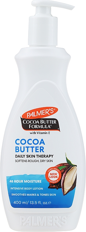 Nawilżający balsam do ciała z masłem kakaowym i witaminą E - Palmer's Cocoa Butter Formula Softens Smoothes Body Lotion — Zdjęcie N3