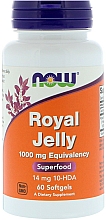 Suplement diety z mleczkiem pszczelim, 1000 mg, żelatynowe kapsułki - Now Foods Royal Jelly — Zdjęcie N1