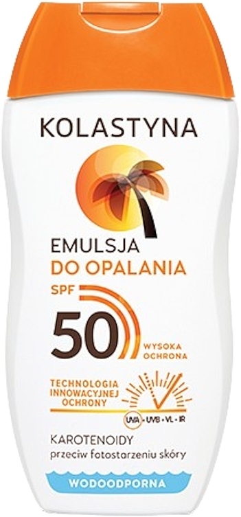 Emulsja do opalania - Kolastyna Suncare Emulsion SPF 50 — Zdjęcie N1