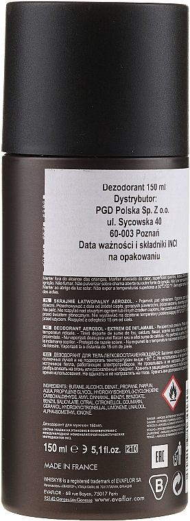 Evaflor Whisky Black – Dezodorant dla mężczyzn — Zdjęcie N2