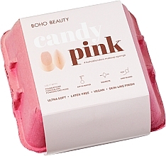 Zestaw gąbek do makijażu - Boho Beauty Candy Pink (sponge/4pcs) — Zdjęcie N1