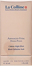 Kup Eliksir o podwójnym działaniu - La Colline Cellular Advanced Vital Cellular Night Elixir
