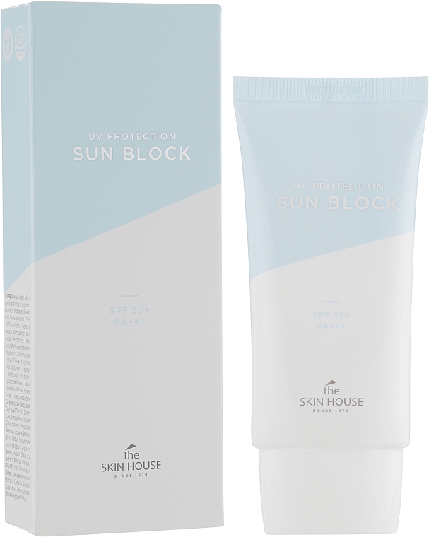 Przeciwsłoneczny krem do twarzy - The Skin House UV Protection Sun Block SPF50+
