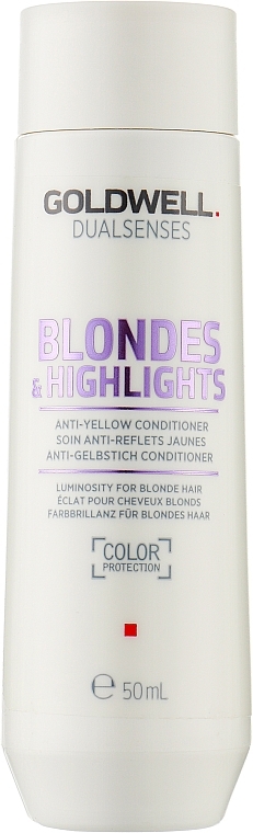 Odżywka przeciw żółknięciu włosów blond i z pasemkami - Goldwell Dualsenses Blondes & Highlights Anti-Yellow Conditioner — Zdjęcie N4