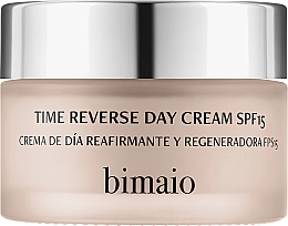 Kup Rewitalizujący krem ​​na dzień do twarzy SPF15 - Bimaio Time Reverse Cream SPF15