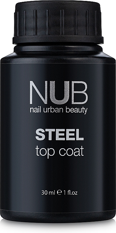 Nielepiący się top coat do lakieru żelowego - NUB Steel Top Coat