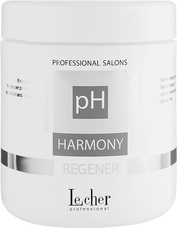 Maska odbudowująca włosy - Lecher PH Harmony Regener Mask — Zdjęcie N1