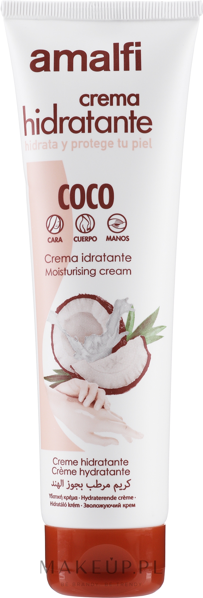 Nawilżający krem do rąk Kokos - Amalfi Crema Hidratante Coco — Zdjęcie 150 ml