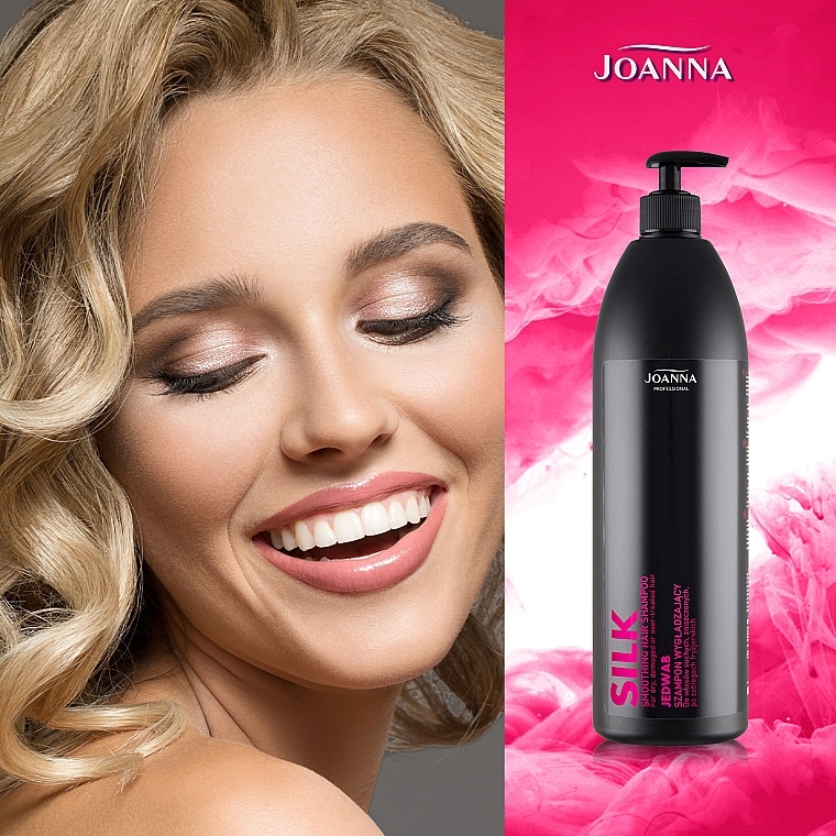 Wygładzający szampon do włosów suchych i zniszczonych Jedwab - Joanna Professional — Zdjęcie N6
