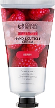 Regenerujący krem odżywczy do rąk - Colour Intense Hand & Cuticle Berry Cream — Zdjęcie N1