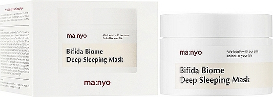 Maska na noc z probiotykami i kwasem PHA  - Manyo Bifida Biome Deep Sleeping Mask — Zdjęcie N2