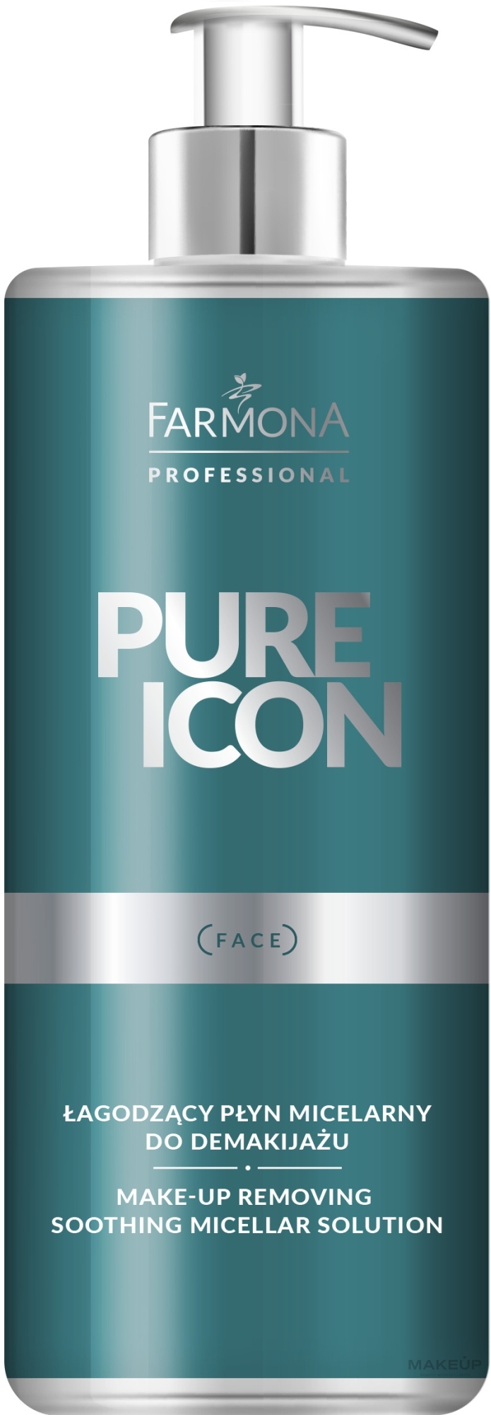 Łagodzący płyn micelarny do demakijażu - Farmona Professional Pure Icon Make-up Removing Soothing Micellar Solution  — Zdjęcie 500 ml