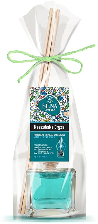 Dyfuzor zapachowy Kaszubska bryza - Sena Folk Natural Scent Sticks Kashubian Breeze — Zdjęcie N1