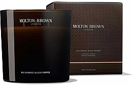 Molton Brown Re-Charge Black Pepper Scented Candle - Świeca zapachowa z 3 knotami — Zdjęcie N1