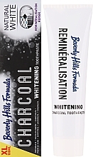 Wybielająca pasta do zębów z węglem drzewnym - Beverly Hills Formula Natural White Charcoal Whitening Toothpaste — Zdjęcie N2