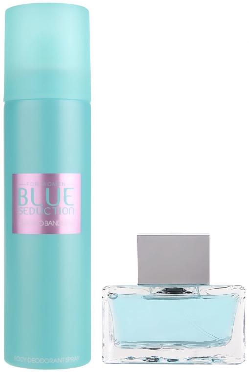 Blue Seduction Antonio Banderas woman - Zestaw (edt 50ml + deo150ml) — Zdjęcie N2