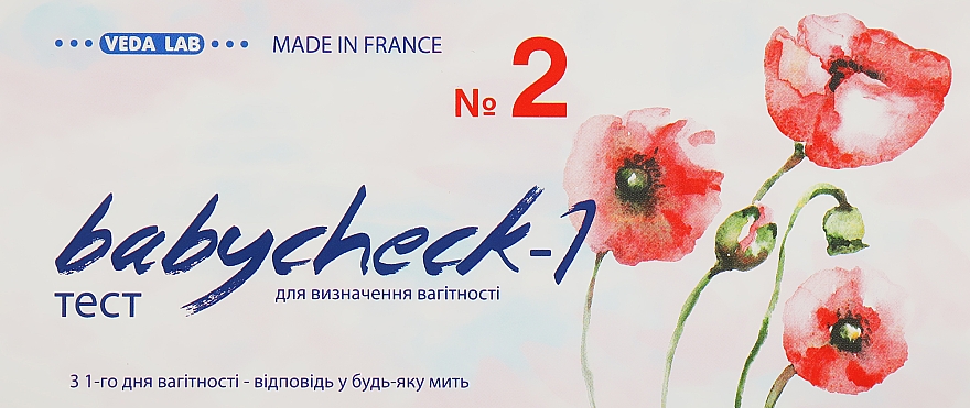 Test ciążowy - Veda Lab Babycheck-1 №2 — Zdjęcie N1