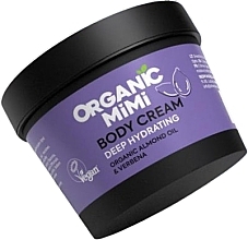 Głęboko nawilżający krem do ciała Migdał i werbena - Organic Mimi Body Cream Deep Hydrating Almond & Verbena — Zdjęcie N1