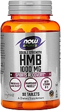 Suplement diety Hydroksymetylomaślan, 1000 mg - Now Foods Sports Recovery HMB Double Strength — Zdjęcie N1