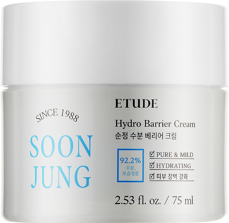 Ochronny krem nawilżający ​​do twarzy - Etude Soon Jung Hydro Barrier Cream