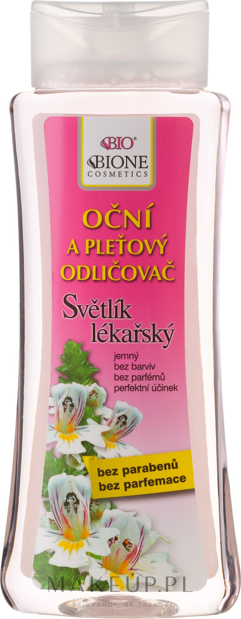 Dwufazowy płyn do demakijażu - Bione Cosmetics Eyebright Eyes & Face Make-Up Removal — Zdjęcie 255 ml