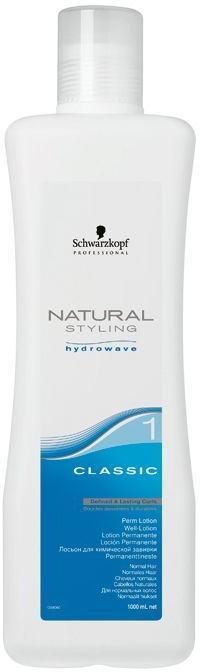 Płyn do trwałej ondulacji do włosów normalnych i lekko porowatych - Schwarzkopf Professional Natural Styling Classic Lotion 1 — Zdjęcie N1