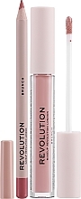 Zestaw do makijażu ust - Makeup Revolution Lip Contour Kit Brunch (lip/gloss 3 ml + lip/pencil 0.8 g) — Zdjęcie N3
