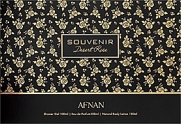 Kup Afnan Perfumes Souvenir Desert Rose - Zestaw (edp100 ml + sh/gel 100 ml + b/lot 100 ml)
