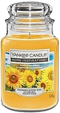 Świeca zapachowa w słoiku - Yankee Candle Home Inspiration Sunflower Fields — Zdjęcie N1