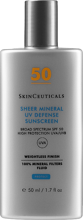 Fluid przeciwsłoneczny - SkinCeuticals Sheer Mineral UV Defense SPF50 — Zdjęcie N1