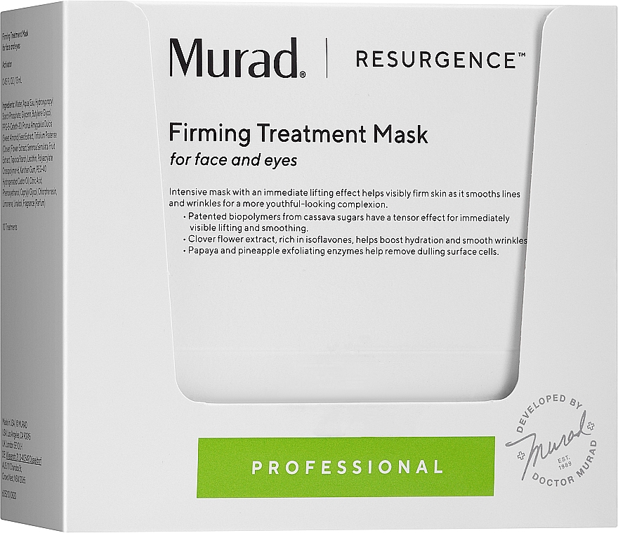 Ujędrniająca maseczka ​​do twarzy - Murad Resurgence Firming Treatment Mask — Zdjęcie N2