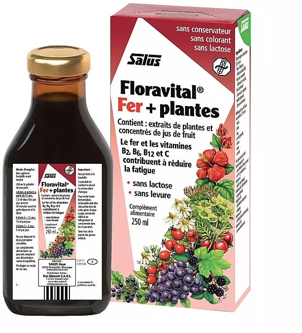 Suplement diety Floravital żelazo + rośliny - Floradix Floravital — Zdjęcie N1