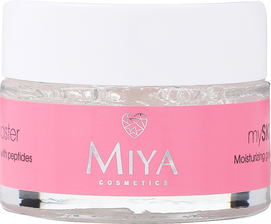 Wzmacniający żel nawilżający do twarzy z peptydami - Miya Cosmetics My Skin Booster Moisturizing Gel-Booster With Peptides
