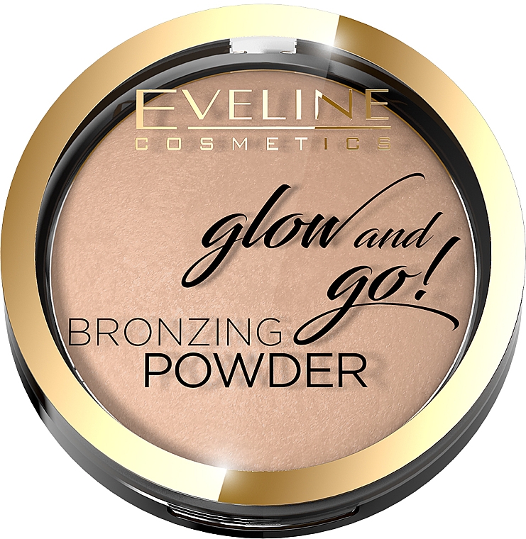 Wypiekany puder brązujący - Eveline Cosmetics Glow and Go!