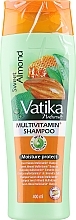 PRZECENA! Nawilżający szampon do włosów - Dabur Vatika Sweet Almond Shampoo * — Zdjęcie N1