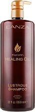 PRZECENA! Keratynowy szampon do włosów - L'anza Keratin Healing Oil Shampoo * — Zdjęcie N8