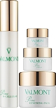Zestaw do pielęgnacji twarzy - Valmont Renewing Pack Set Gold (f/mask/50ml + f/ser/30ml + eye/cr/5ml + f/cr/15ml) — Zdjęcie N2