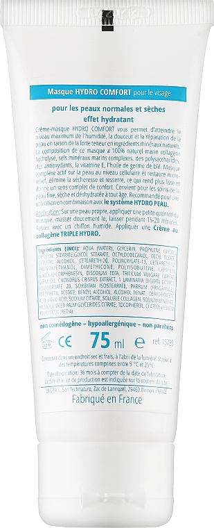 Maska ​​do twarzy z kolagenem i morskimi minerałami - La Grace Hydro Comfort Mask — Zdjęcie N2